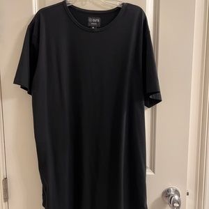 Cuts Clothing Curve Hem AO T-Shirt, Size XXL, in Black